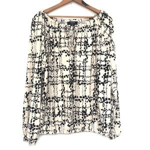 Verve Ami - Cream & Black Pattern Blouse